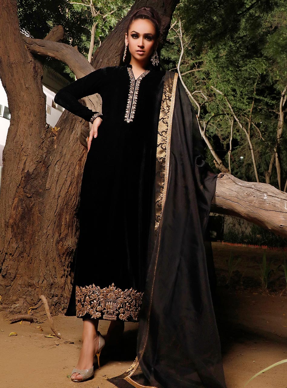 Zainab Chottani | Semi Formals | MYSTERIOUS SHADOW -  Zainab Chottani Formal - Original Designer Dress - House of Maryam