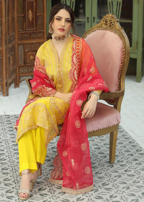 Daud Abbas | Formals Collection | DIORA -  Daud Abbas Formal - Original Designer Dress - House of Maryam