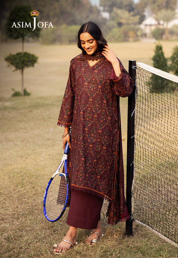 Asim Jofa | Prints Drop 2 | AJUBJ-28 - Asim Jofa Ladies Clothes - Original Designer Dress - House of Maryam
