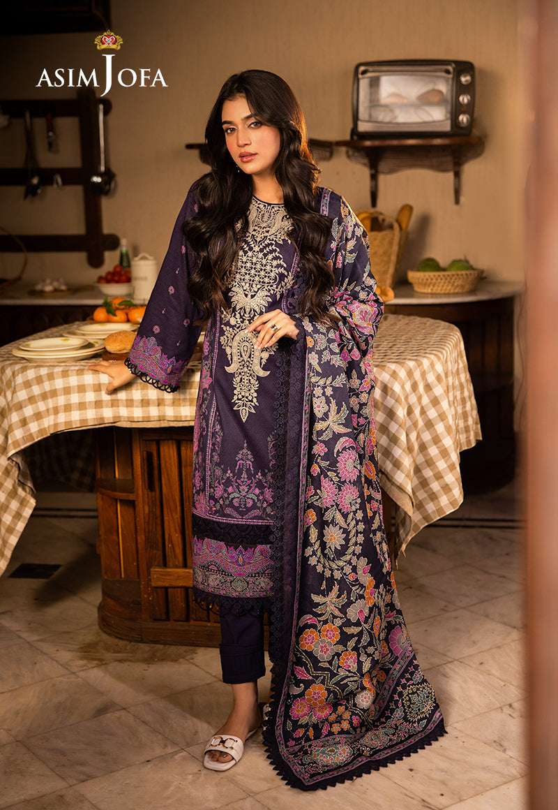 Asim Jofa | Prints Drop 2 | AJUBJ-07 -  Asim Jofa Ladies Clothes - Original Designer Dress - House of Maryam