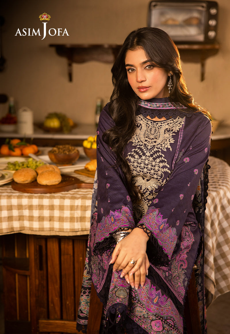 Asim Jofa | Prints Drop 2 | AJUBJ-07 -  Asim Jofa Ladies Clothes - Original Designer Dress - House of Maryam