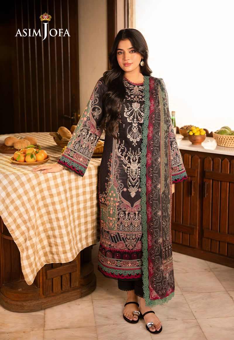 Asim Jofa | Prints Drop 2 | AJUBJ-03 -  Asim Jofa Ladies Clothes - Original Designer Dress - House of Maryam