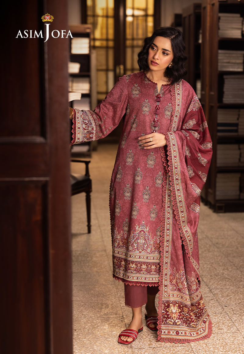Asim Jofa | Prints Drop 2 | AJUBJ-43 -  Asim Jofa Ladies Clothes - Original Designer Dress - House of Maryam