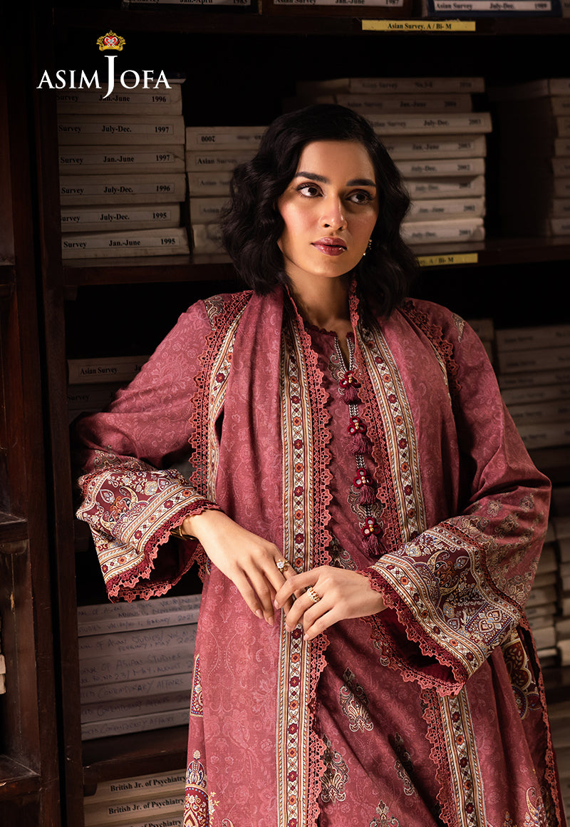 Asim Jofa | Prints Drop 2 | AJUBJ-43 -  Asim Jofa Ladies Clothes - Original Designer Dress - House of Maryam