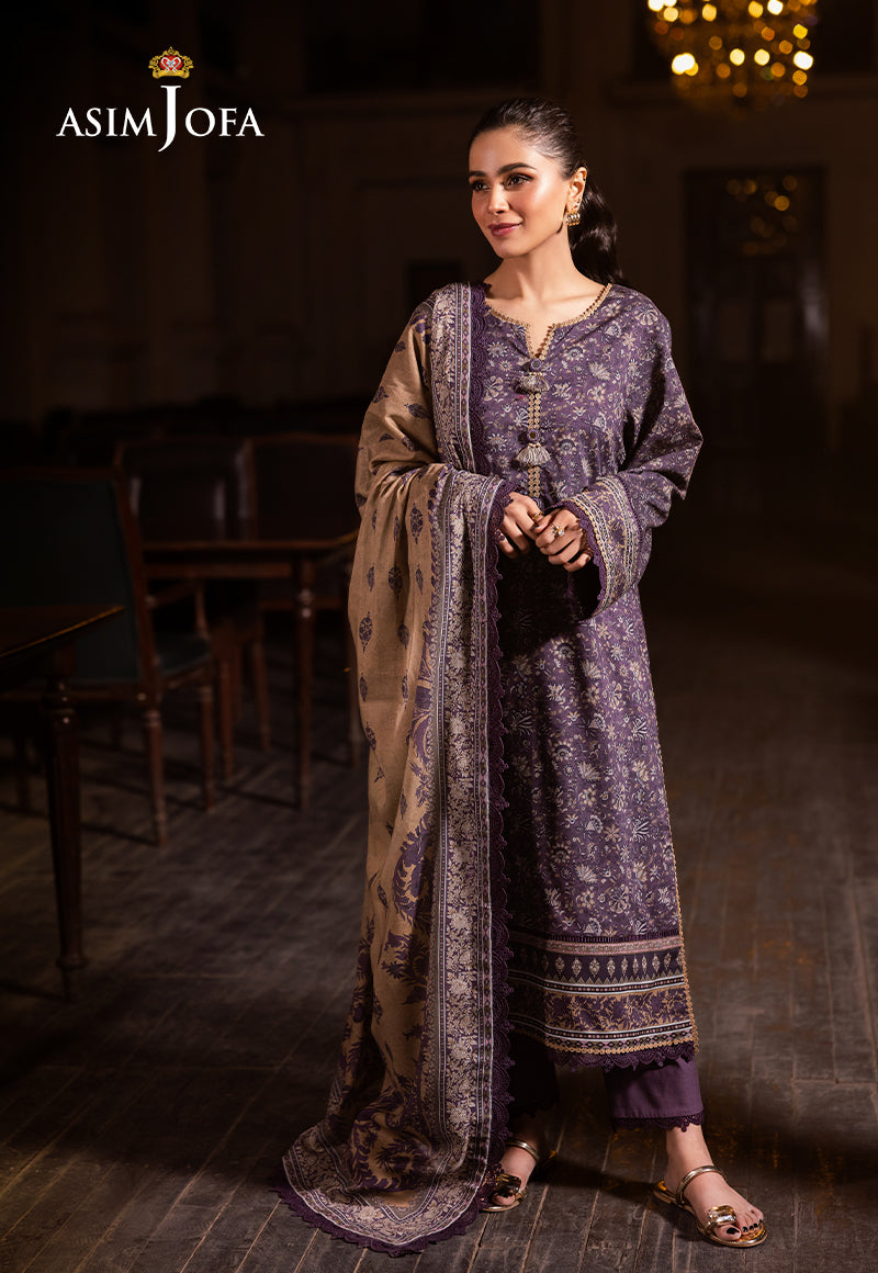 Asim Jofa | Prints Drop 2 | AJUBJ-48 -  Asim Jofa Ladies Clothes - Original Designer Dress - House of Maryam