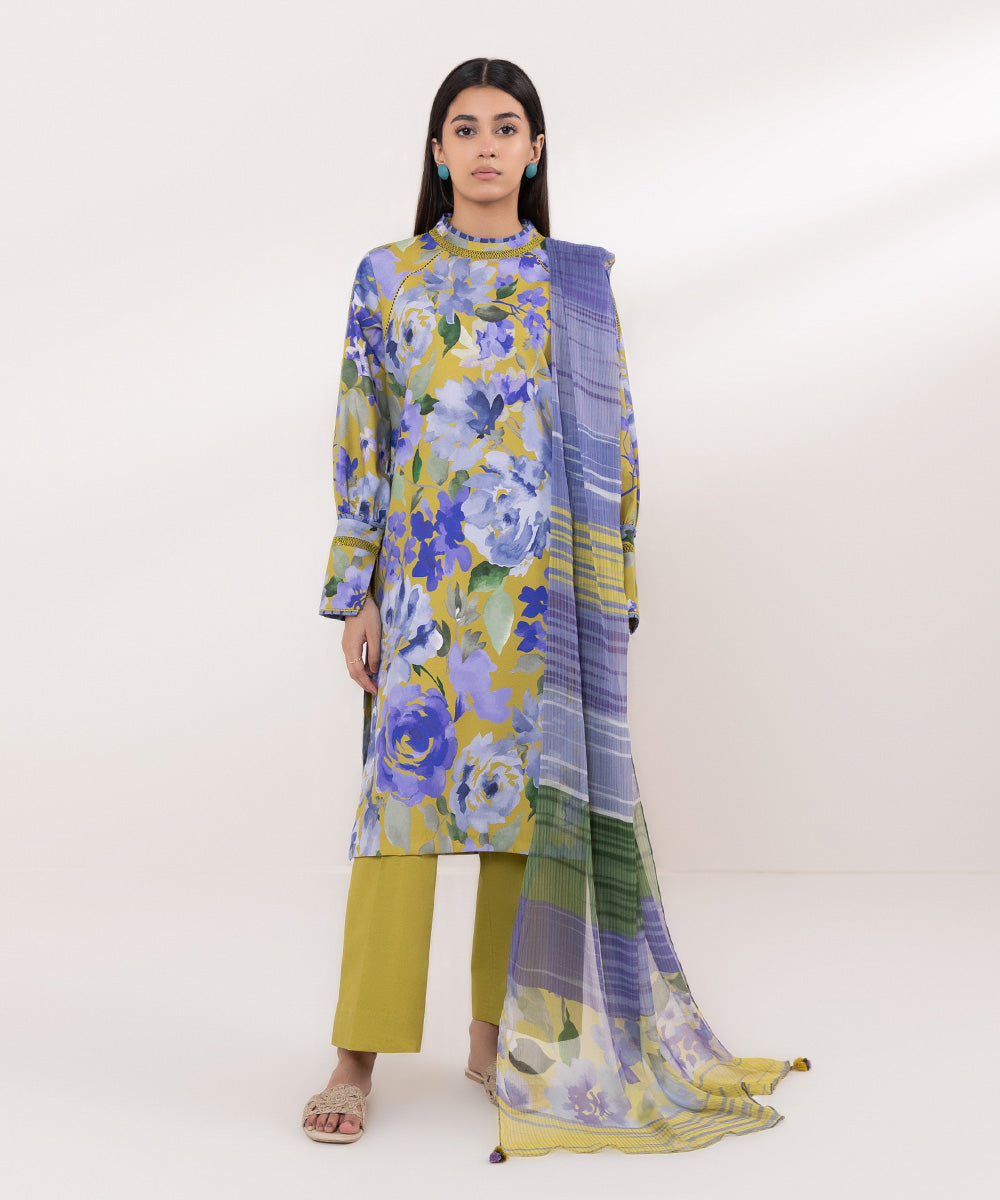 Sapphire | Intermix 2024 | Cambric Suit S-30 -  Sapphire Casuals - Original Designer Dress - House of Maryam