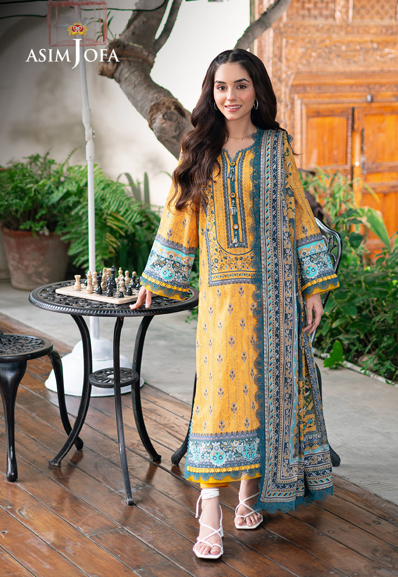 Asim Jofa | Prints Drop 2 | AJUUB-23 -  Asim Jofa Ladies Clothes - Original Designer Dress - House of Maryam