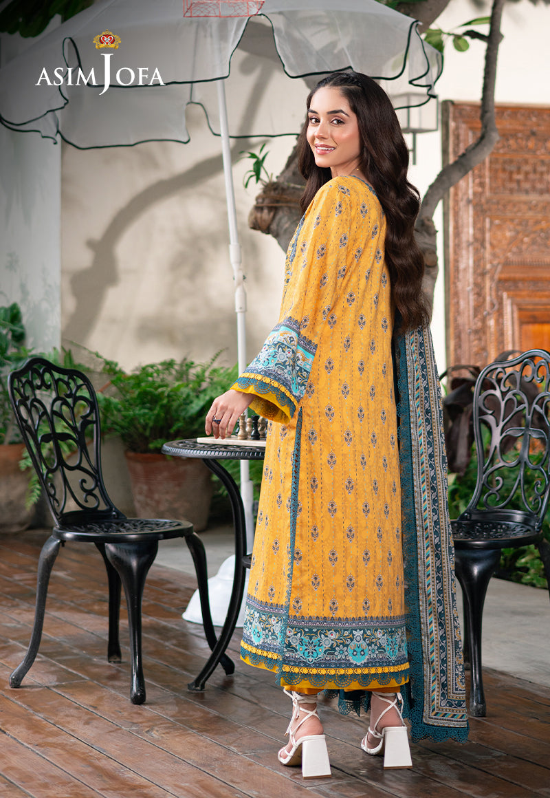 Asim Jofa | Prints Drop 2 | AJUUB-23 -  Asim Jofa Ladies Clothes - Original Designer Dress - House of Maryam