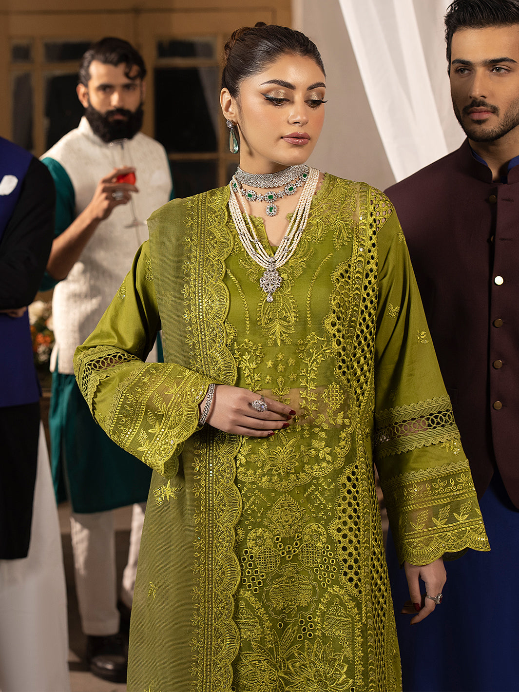 Mahnur | Mahrukh Luxury Lawn 24 | MALVA -  Mahnur Luxury - Original Designer Dress - House of Maryam