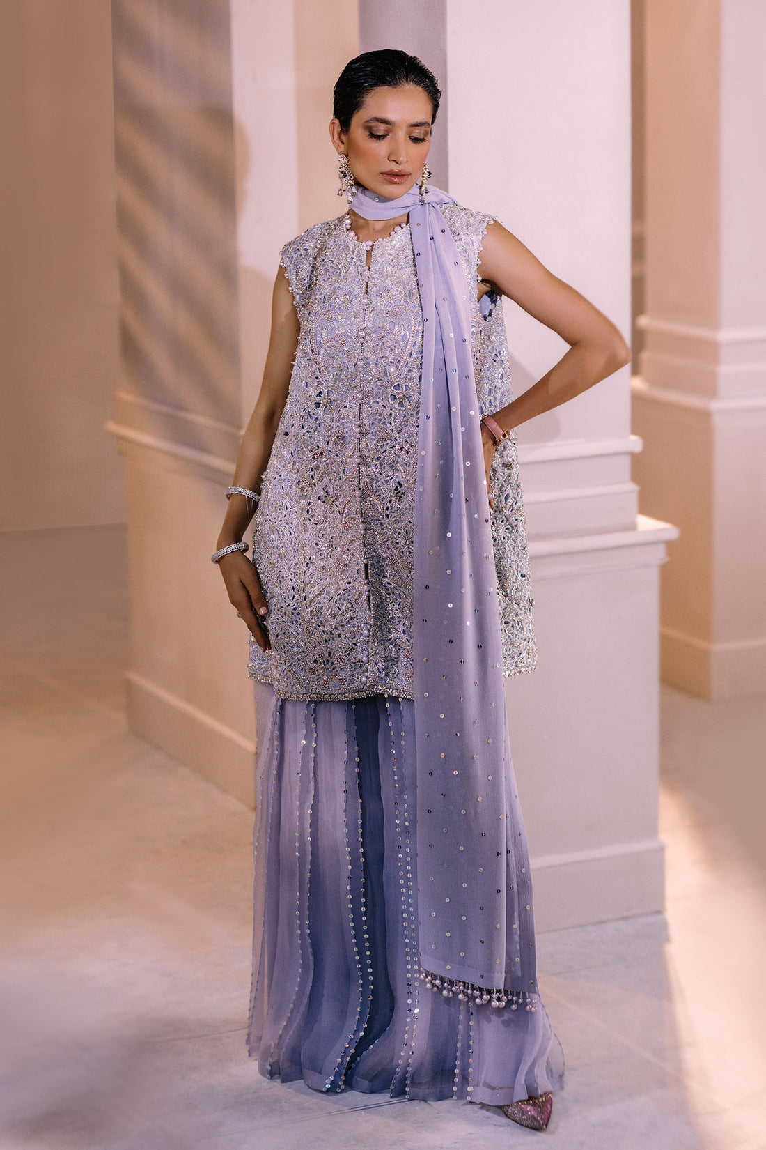 Elan | Demi Couture Onirique | CRISTALLIN LILAS (EP-20653) -  Elan Formal - Original Designer Dress - House of Maryam