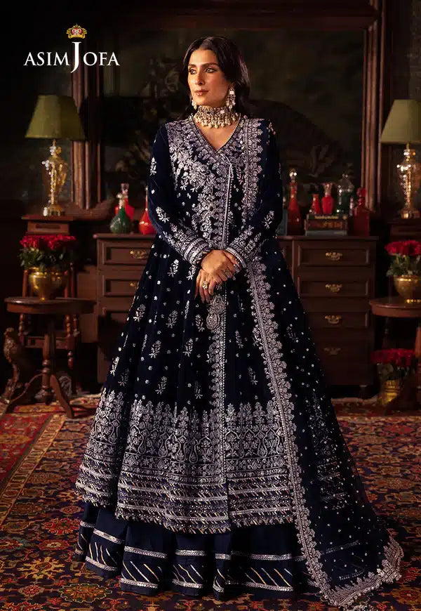 Asim Jofa | Makhmal Wedding Velvet 23 | AJMM-04 -  Asim Jofa Bridal - Original Designer Dress - House of Maryam
