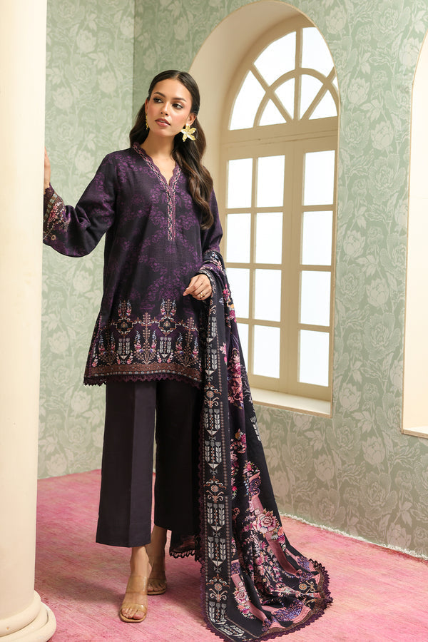 Sahar | Winter 25 | Plum Noir -  Sahar Ladies Clothes - Original Designer Dress - House of Maryam