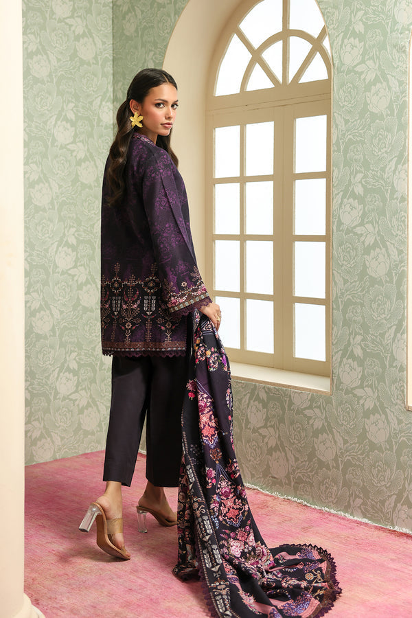 Sahar | Winter 25 | Plum Noir -  Sahar Ladies Clothes - Original Designer Dress - House of Maryam