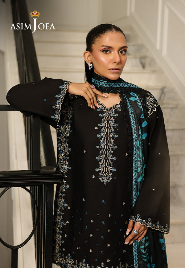 Asim Jofa | Summer Rhapsody | AJMCH-01 EMBROIDERED CAMBRIC -  Asim Jofa Ladies Clothes - Original Designer Dress - House of Maryam