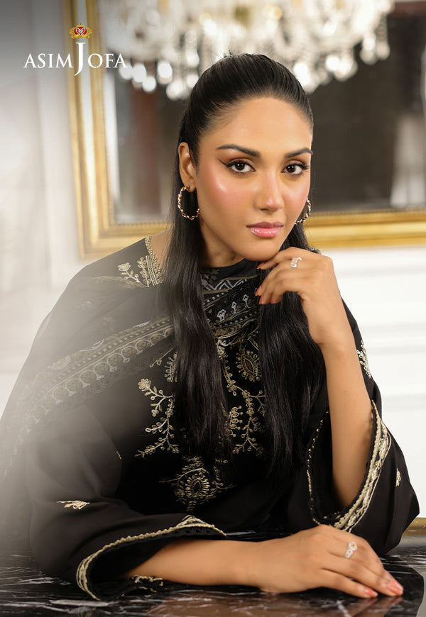 Asim Jofa | Summer Rhapsody | AJMCH-09 EMBROIDERED CAMBRIC -  Asim Jofa Ladies Clothes - Original Designer Dress - House of Maryam