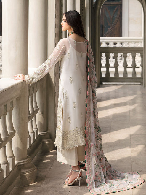 Gulaal | Embroidered Chiffon | CEMILE 03 -  Gulaal Luxury - Original Designer Dress - House of Maryam