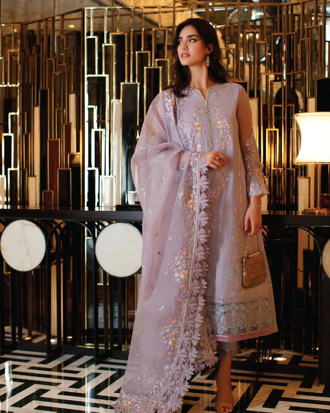 Mushq | Astoria Festive Lawn | D-03 BLAIR -  Mushq Luxury - Original Designer Dress - House of Maryam