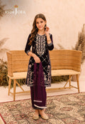 Asim Jofa | Velvet Edit | AJKV-08 -  Asim Jofa Ladies Clothes - Original Designer Dress - House of Maryam