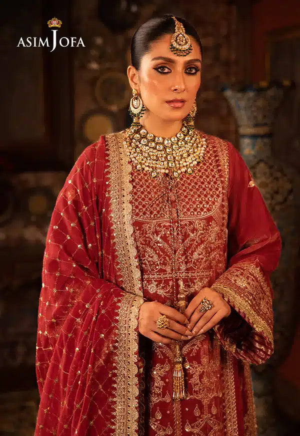 Asim Jofa | Makhmal Wedding Velvet 23 | AJMM-10 -  Asim Jofa Formal - Original Designer Dress - House of Maryam