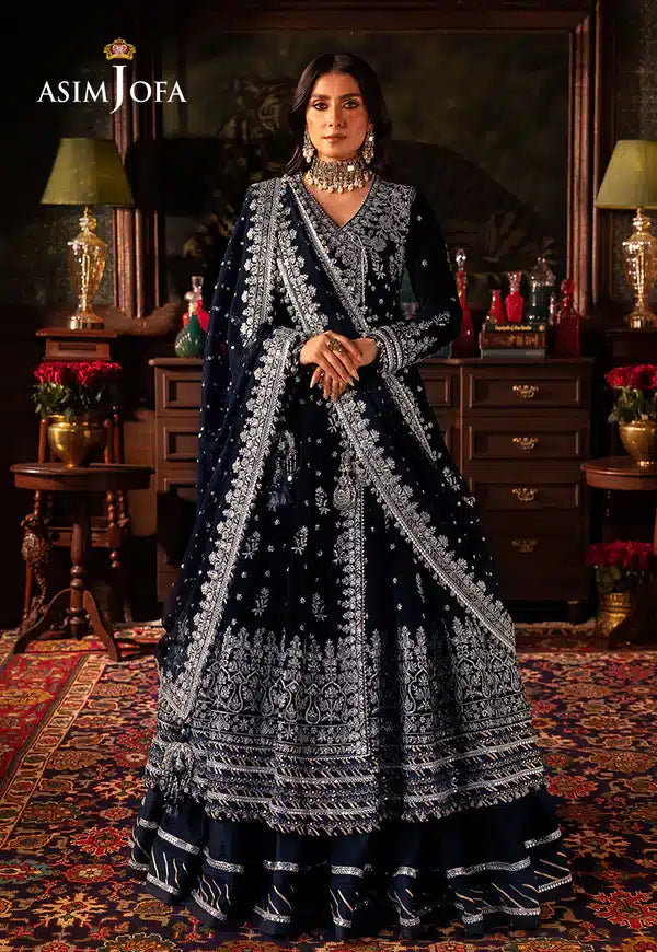 Asim Jofa | Makhmal Wedding Velvet 23 | AJMM-04 -  Asim Jofa Bridal - Original Designer Dress - House of Maryam