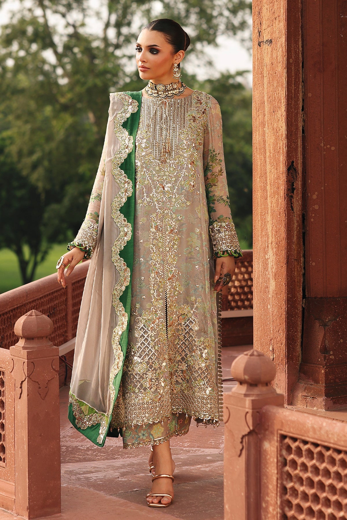 Charizma | Vasal Vol.04 | VSL25-23 -  Charizma Unstitched - Original Designer Dress - House of Maryam