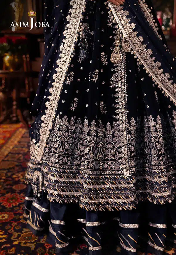 Asim Jofa | Makhmal Wedding Velvet 23 | AJMM-04 -  Asim Jofa Bridal - Original Designer Dress - House of Maryam