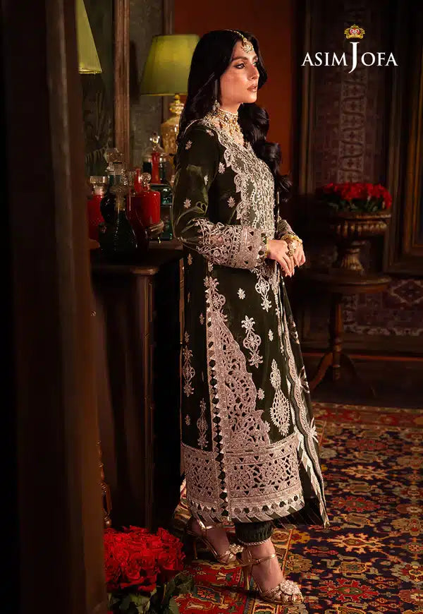 Asim Jofa | Makhmal Wedding Velvet 23 | AJMM-05 -  Asim Jofa Formal - Original Designer Dress - House of Maryam