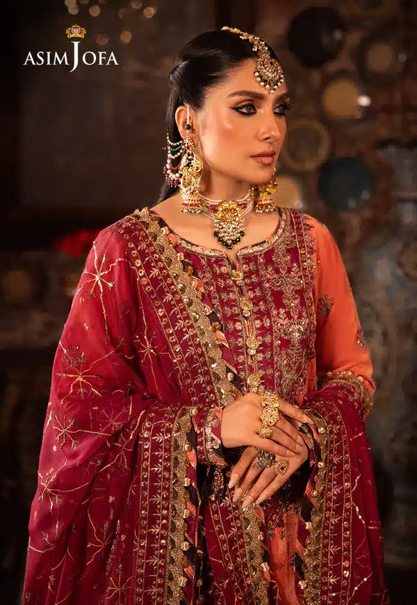 Asim Jofa | Makhmal Wedding Velvet 23 | AJMM-01 -  Asim Jofa Bridal - Original Designer Dress - House of Maryam