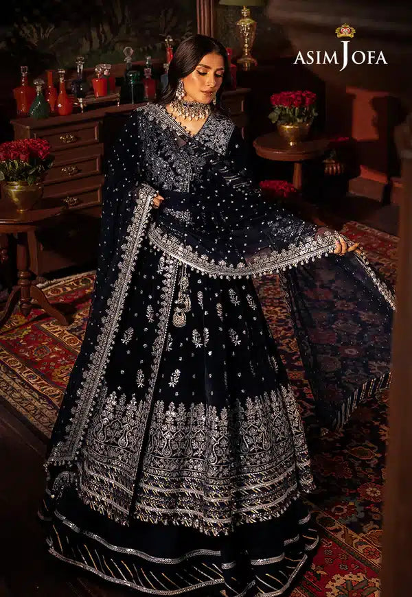 Asim Jofa | Makhmal Wedding Velvet 23 | AJMM-04 -  Asim Jofa Bridal - Original Designer Dress - House of Maryam