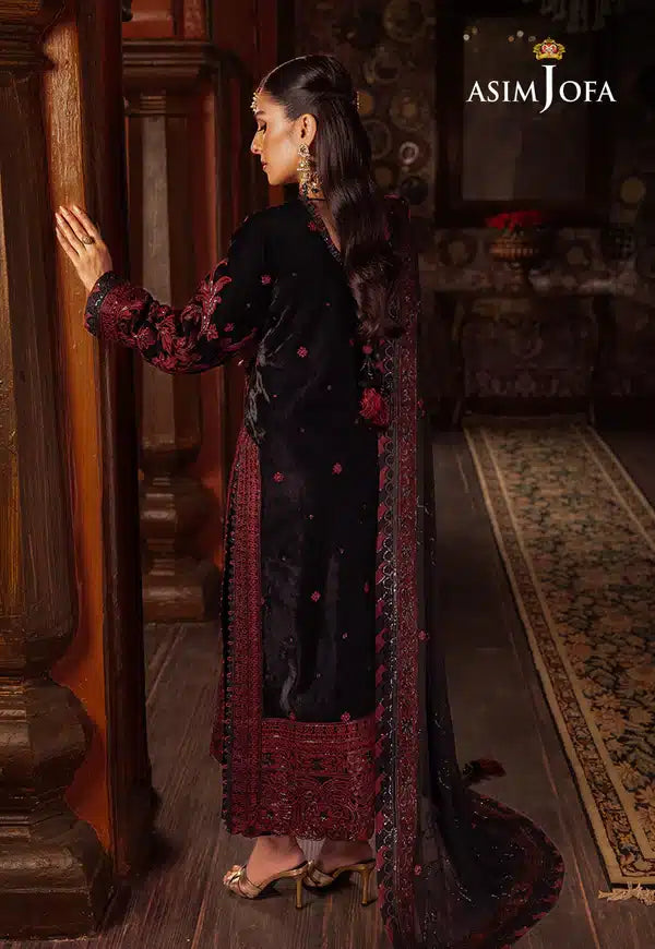 Asim Jofa | Makhmal Wedding Velvet 23 | AJMM-12 -  Asim Jofa Formal - Original Designer Dress - House of Maryam