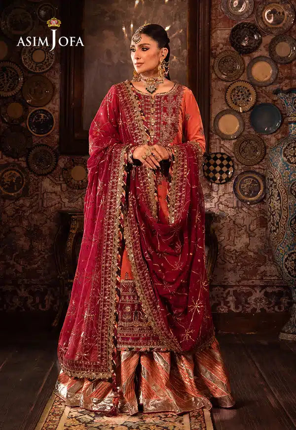 Asim Jofa | Makhmal Wedding Velvet 23 | AJMM-01 -  Asim Jofa Bridal - Original Designer Dress - House of Maryam