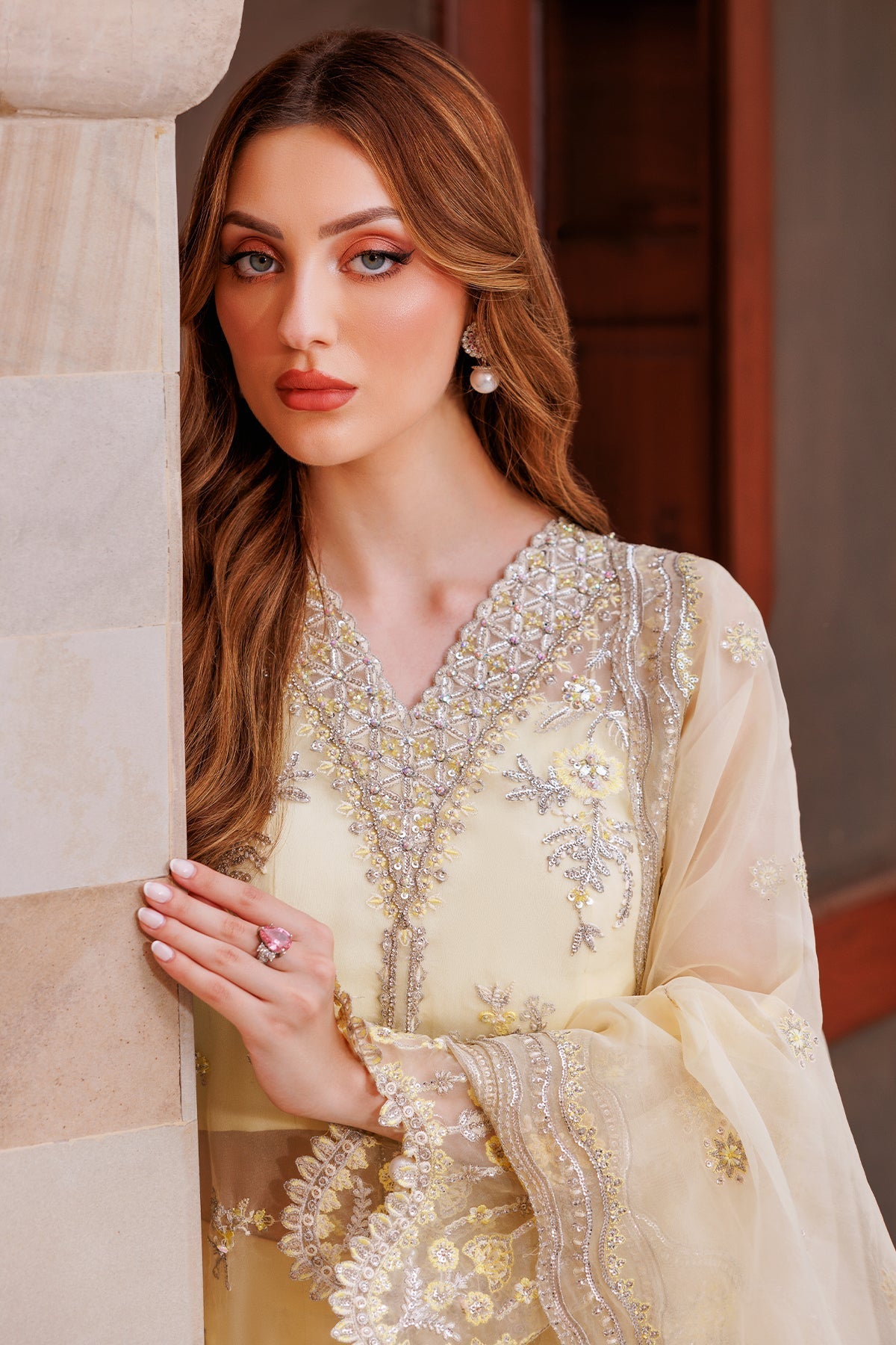 Mina Kashif | Shahbano Luxury Pret 24 | Reem -  Mina Kashif Luxury - Original Designer Dress - House of Maryam