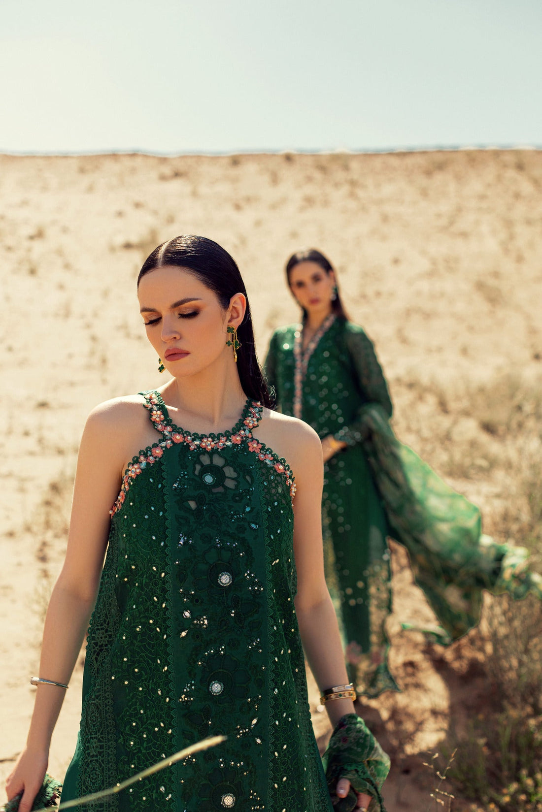 Noor By Saadia Asad | Eid Handwork Laserkari Lawn 24 | D8 -  Noor by Saadia Asad Luxury - Original Designer Dress - House of Maryam