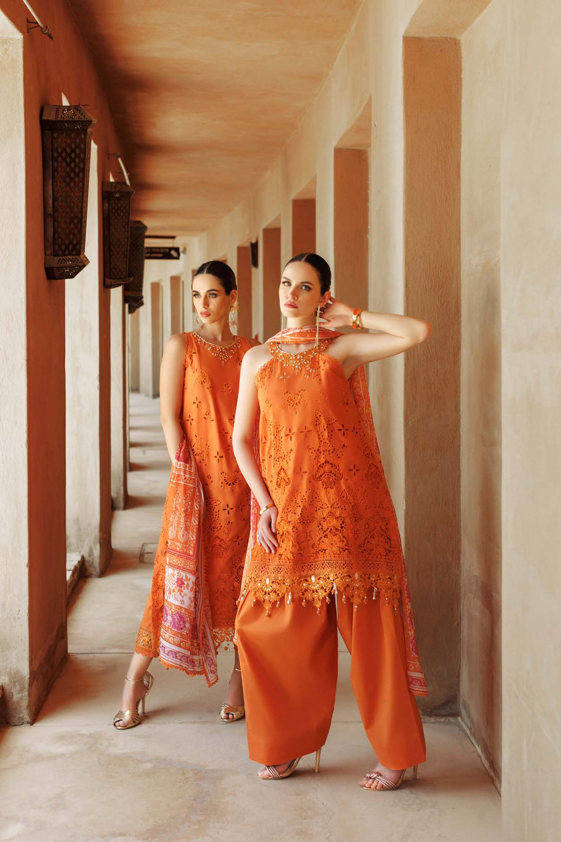 Noor By Saadia Asad | Eid Handwork Laserkari Lawn 24 | D11 -  Noor by Saadia Asad Luxury - Original Designer Dress - House of Maryam