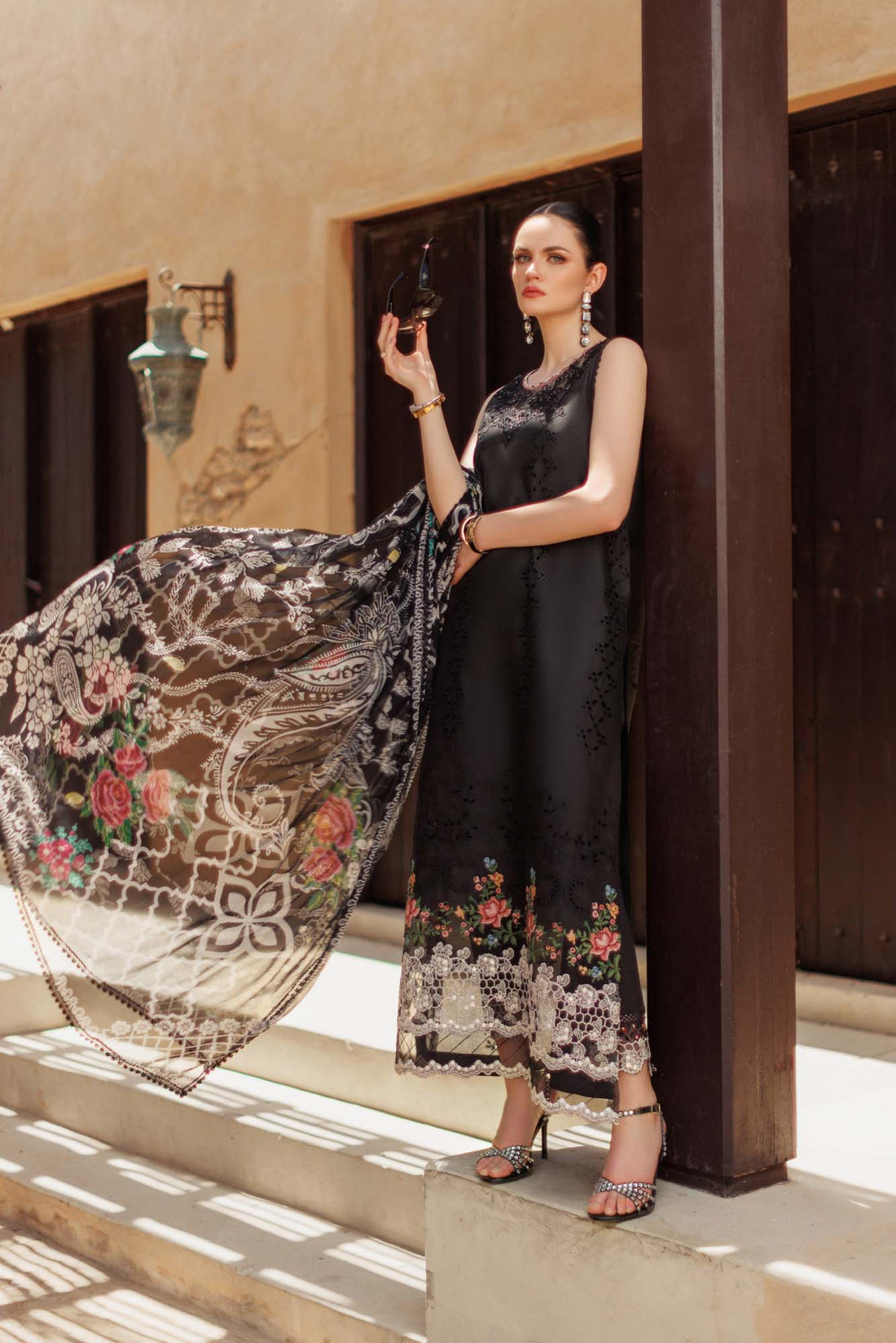 Noor By Saadia Asad | Eid Handwork Laserkari Lawn 24 | D6 -  Noor by Saadia Asad Luxury - Original Designer Dress - House of Maryam