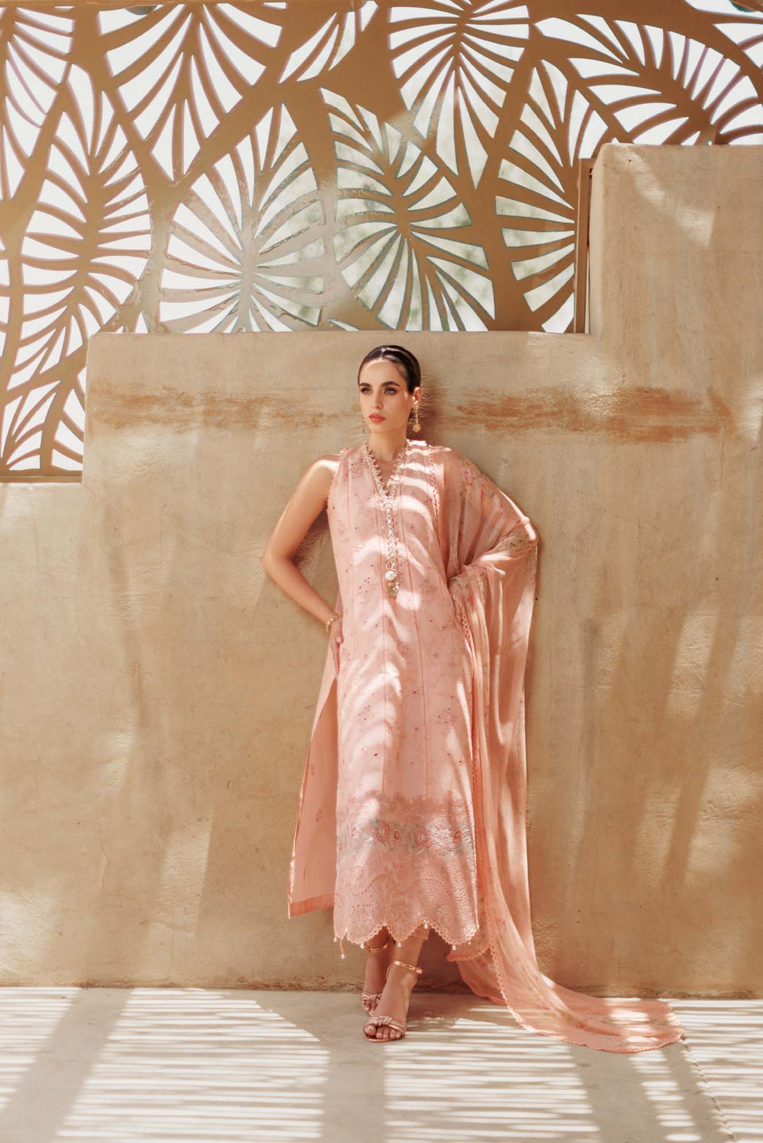 Noor By Saadia Asad | Eid Handwork Laserkari Lawn 24 | D10 -  Noor by Saadia Asad Luxury - Original Designer Dress - House of Maryam