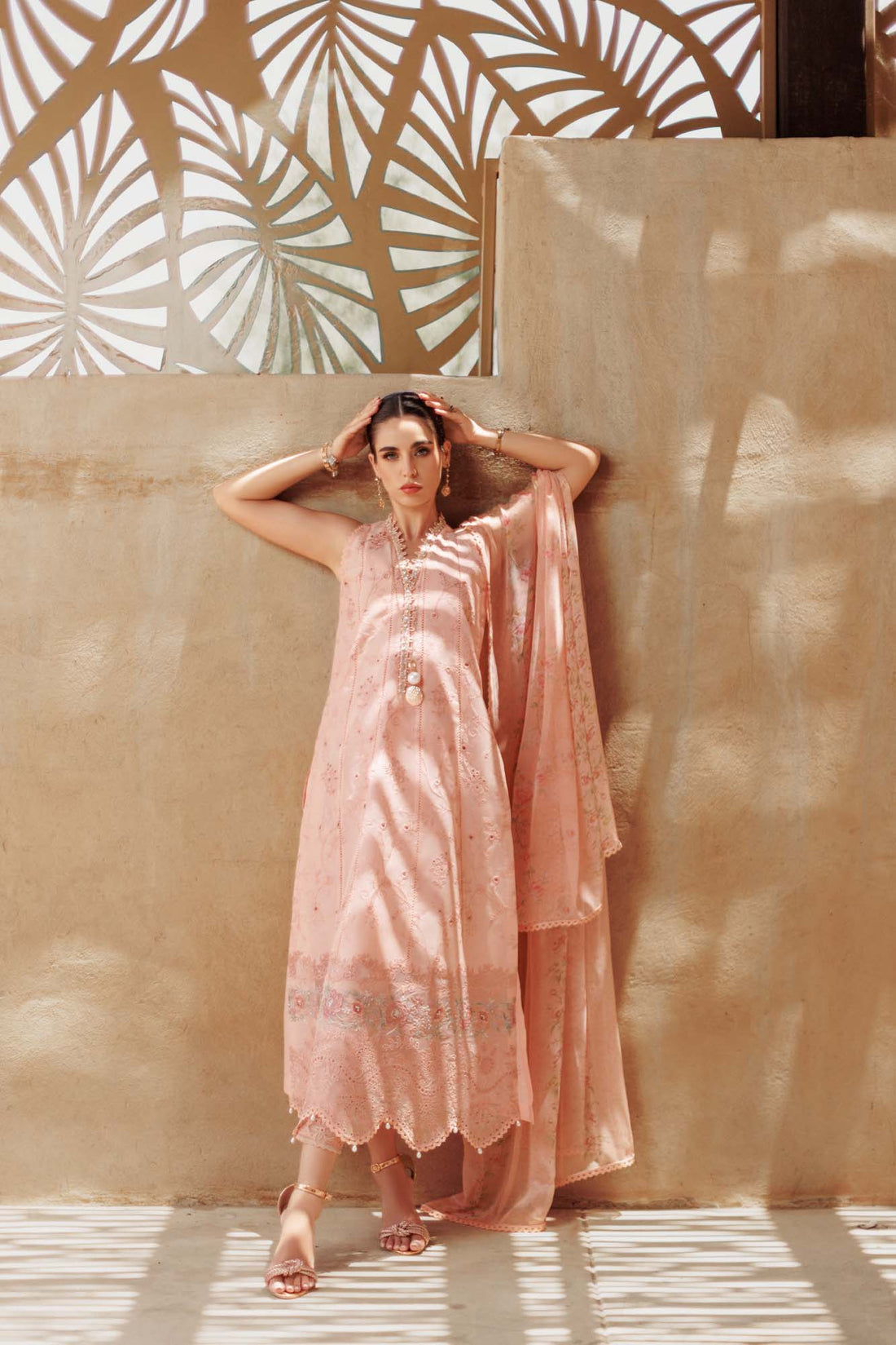 Noor By Saadia Asad | Eid Handwork Laserkari Lawn 24 | D10 -  Noor by Saadia Asad Luxury - Original Designer Dress - House of Maryam