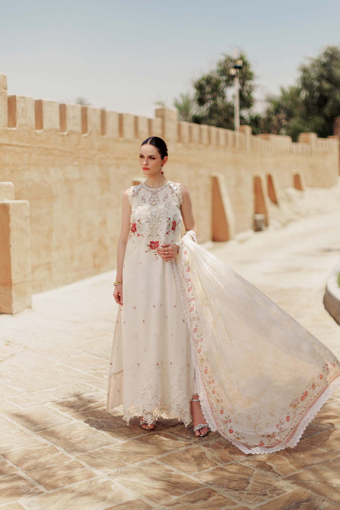 Noor By Saadia Asad | Eid Handwork Laserkari Lawn 24 | D9 -  Noor by Saadia Asad Luxury - Original Designer Dress - House of Maryam