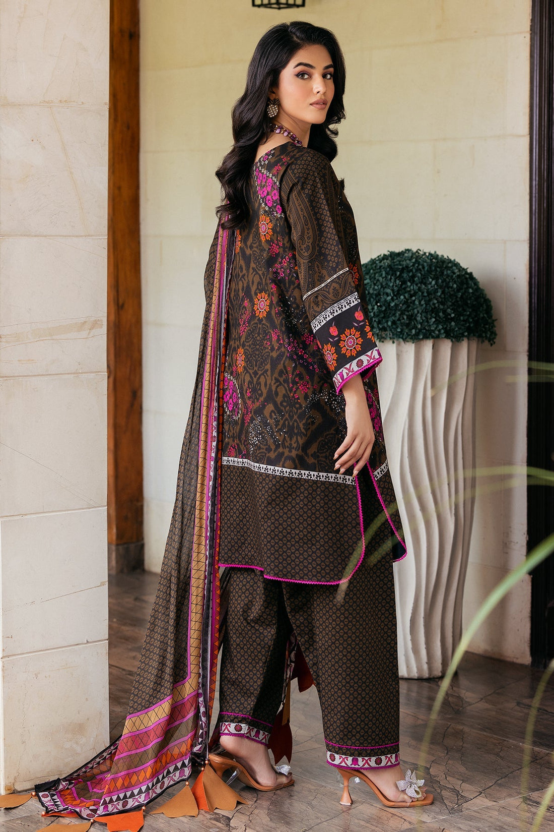 Charizma | C Prints Vol 6 | CP4-55 -  Charizma Casuals - Original Designer Dress - House of Maryam