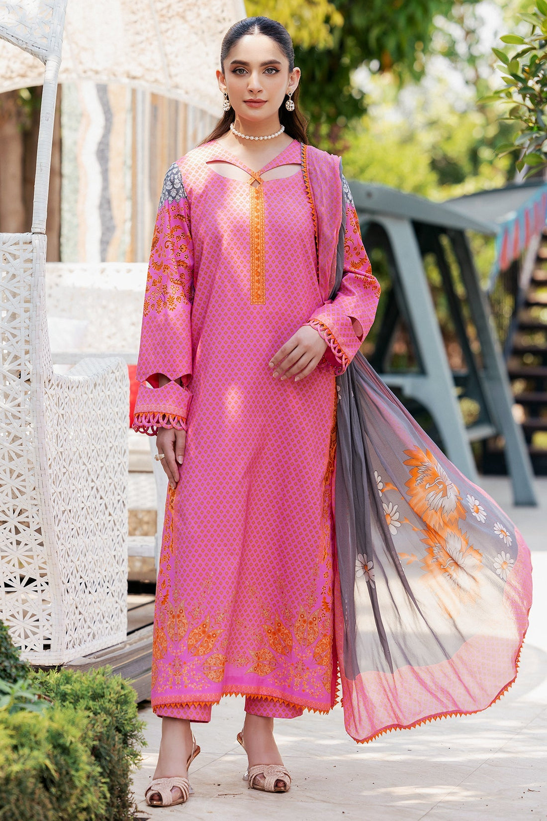 Charizma | C Prints Vol 6 | CP4-54 -  Charizma Casuals - Original Designer Dress - House of Maryam
