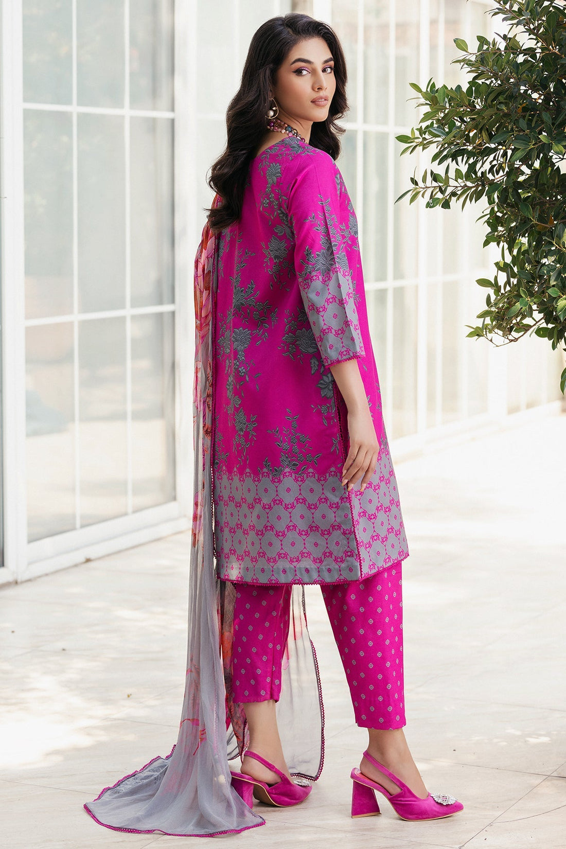 Charizma | C Prints Vol 6 | CP4-56 -  Charizma Casuals - Original Designer Dress - House of Maryam
