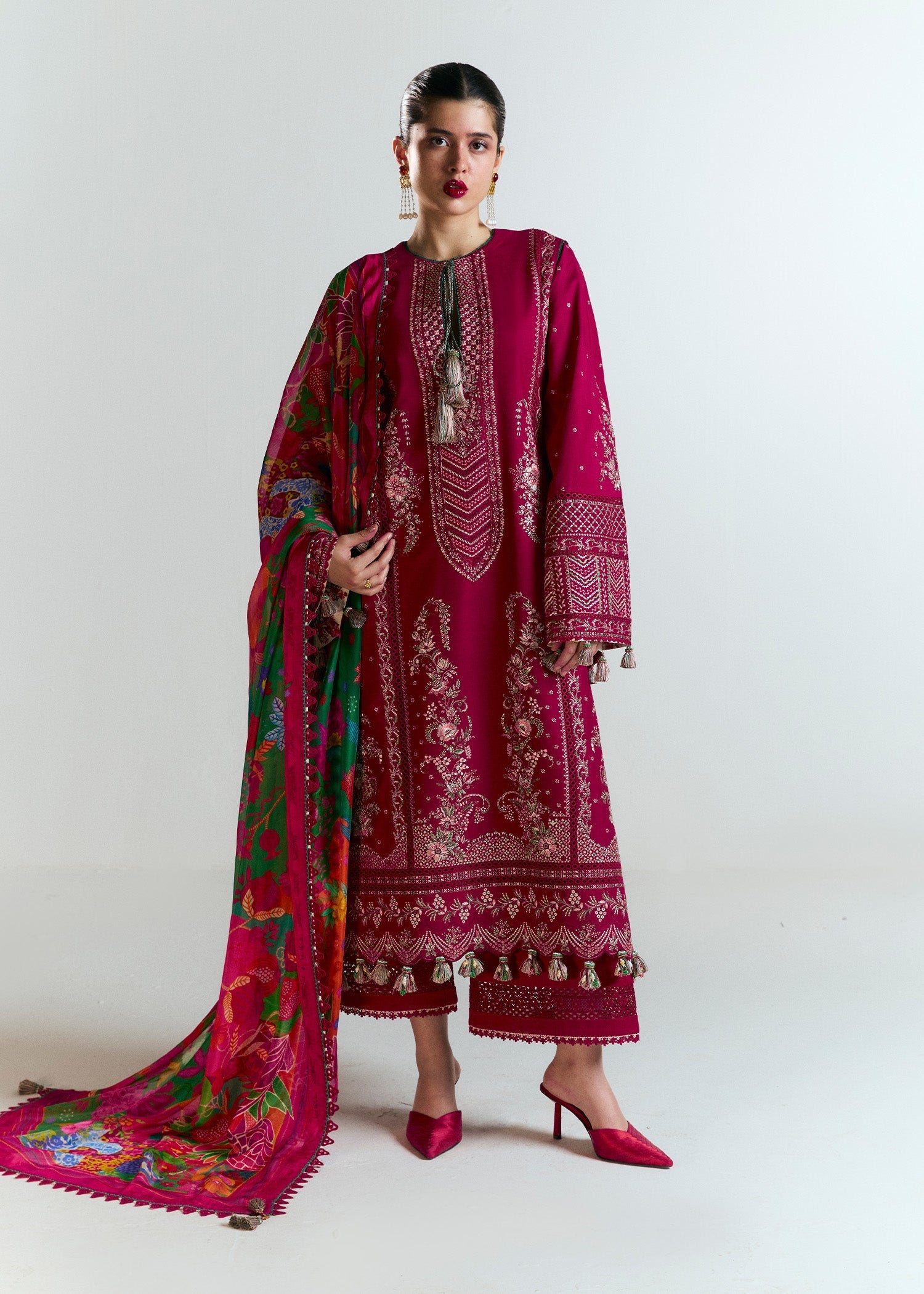 Hussain Rehar | Nirmal SS 25 | Saaha -  Hussain Rehar Ladies Clothes - Original Designer Dress - House of Maryam