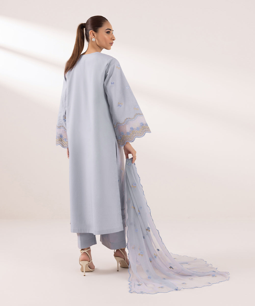 Sapphire | Intermix 2024 | Cambric Suit S-15 -  Sapphire Casuals - Original Designer Dress - House of Maryam