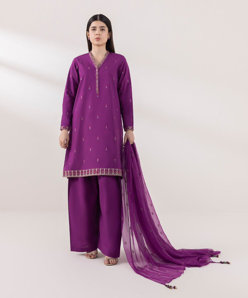 Sapphire | Intermix 2024 | Cambric Suit S-18 -  Sapphire Casuals - Original Designer Dress - House of Maryam