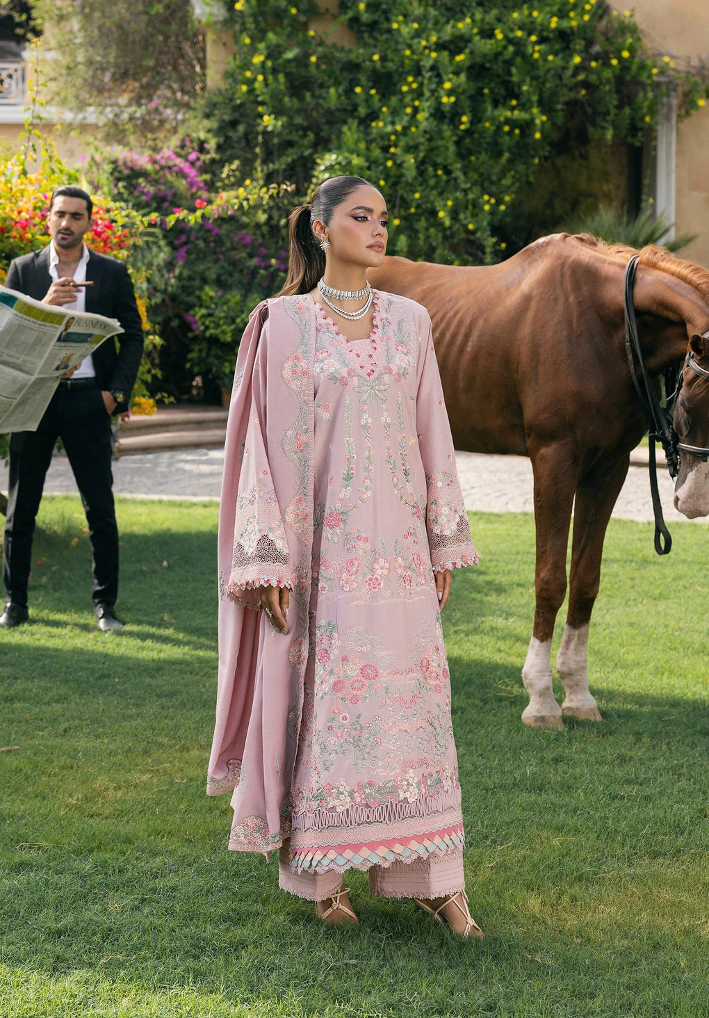 Elaf Premium | Luxury Winter 25 | EWK-7B HUSHPINK