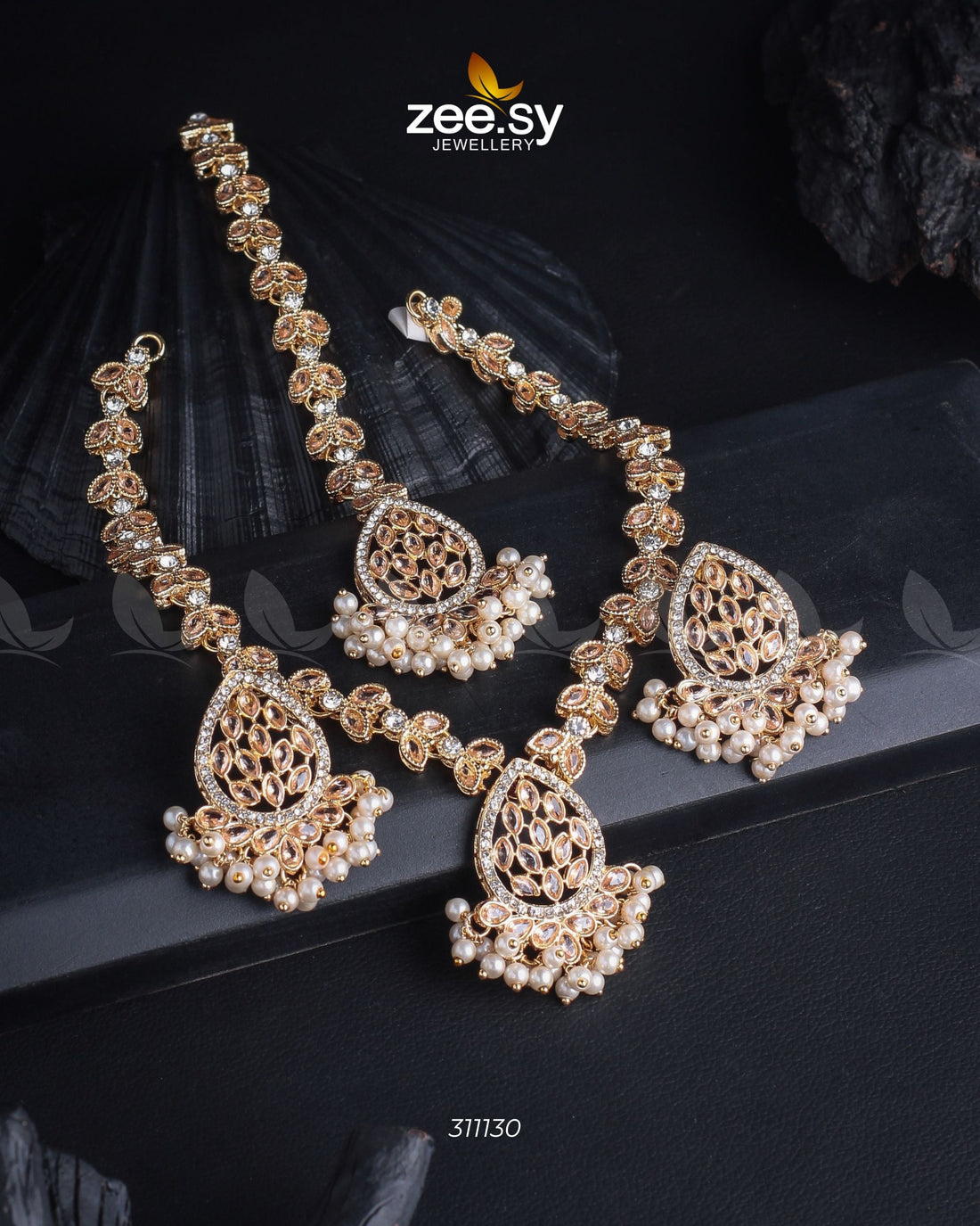 Luxe Necklace Set -  Zeesy Necklace Sets - Original Designer Dress - House of Maryam