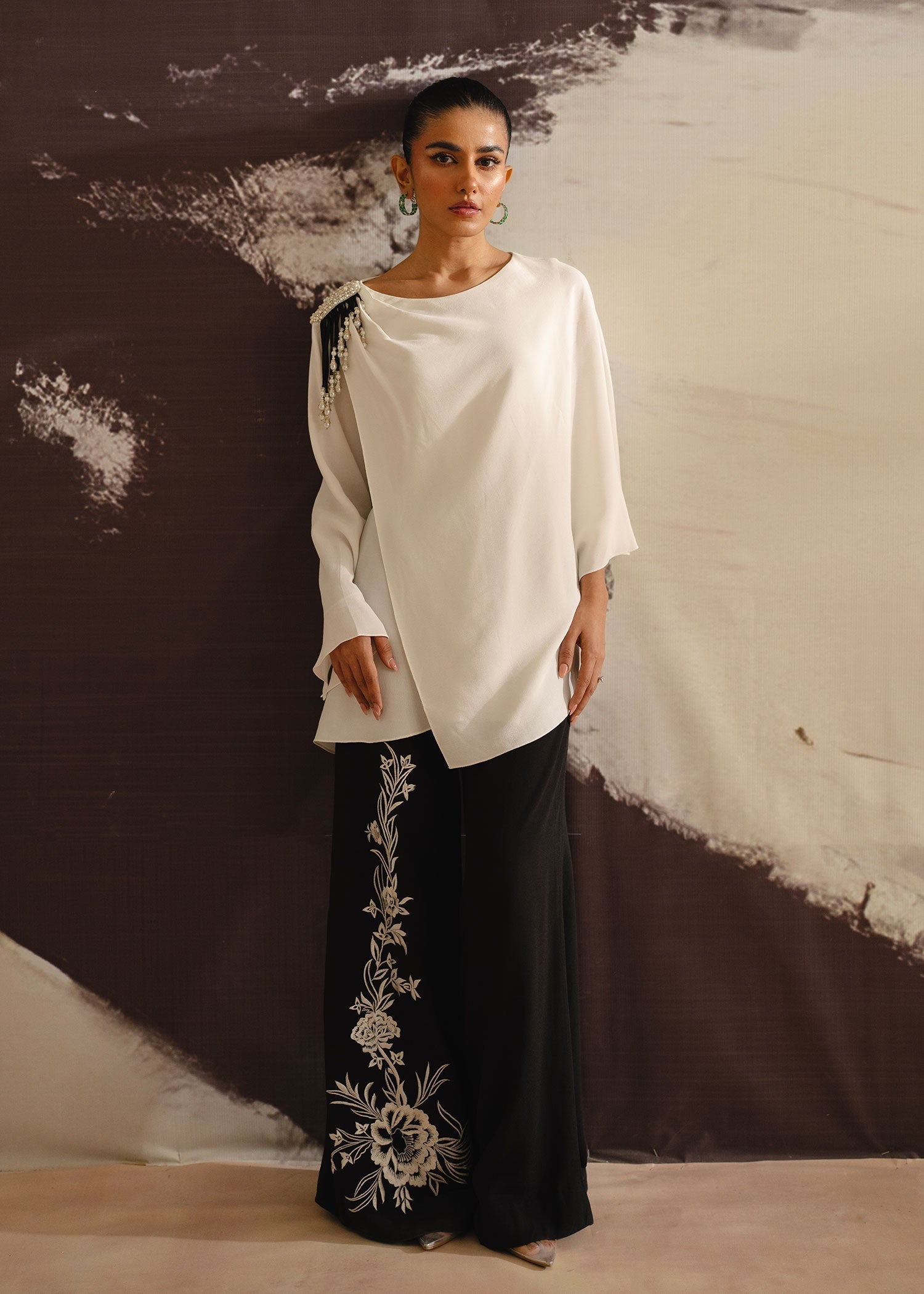 Mahgul | Eye of Cemal | Ivory Indulgence -  Mahgul Ladies Clothes - Original Designer Dress - House of Maryam