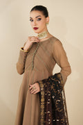 Alizeh | Formals Collection | Rose Beige Dress 3 piece - RTW1017 -  Alizeh Formal - Original Designer Dress - House of Maryam