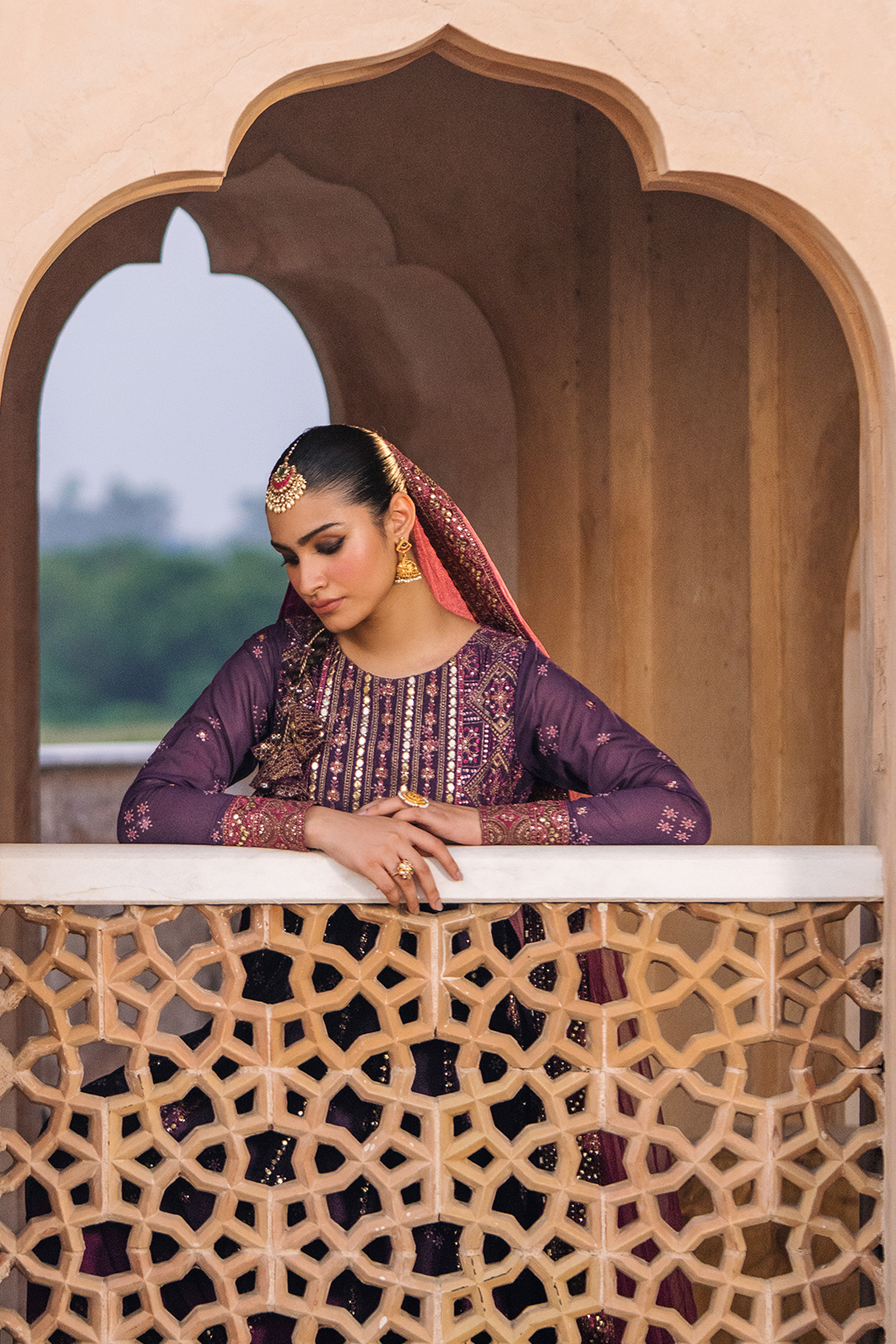 Iznik | Bandhani Formals | UE-333 -  Iznik Ladies Clothes - Original Designer Dress - House of Maryam