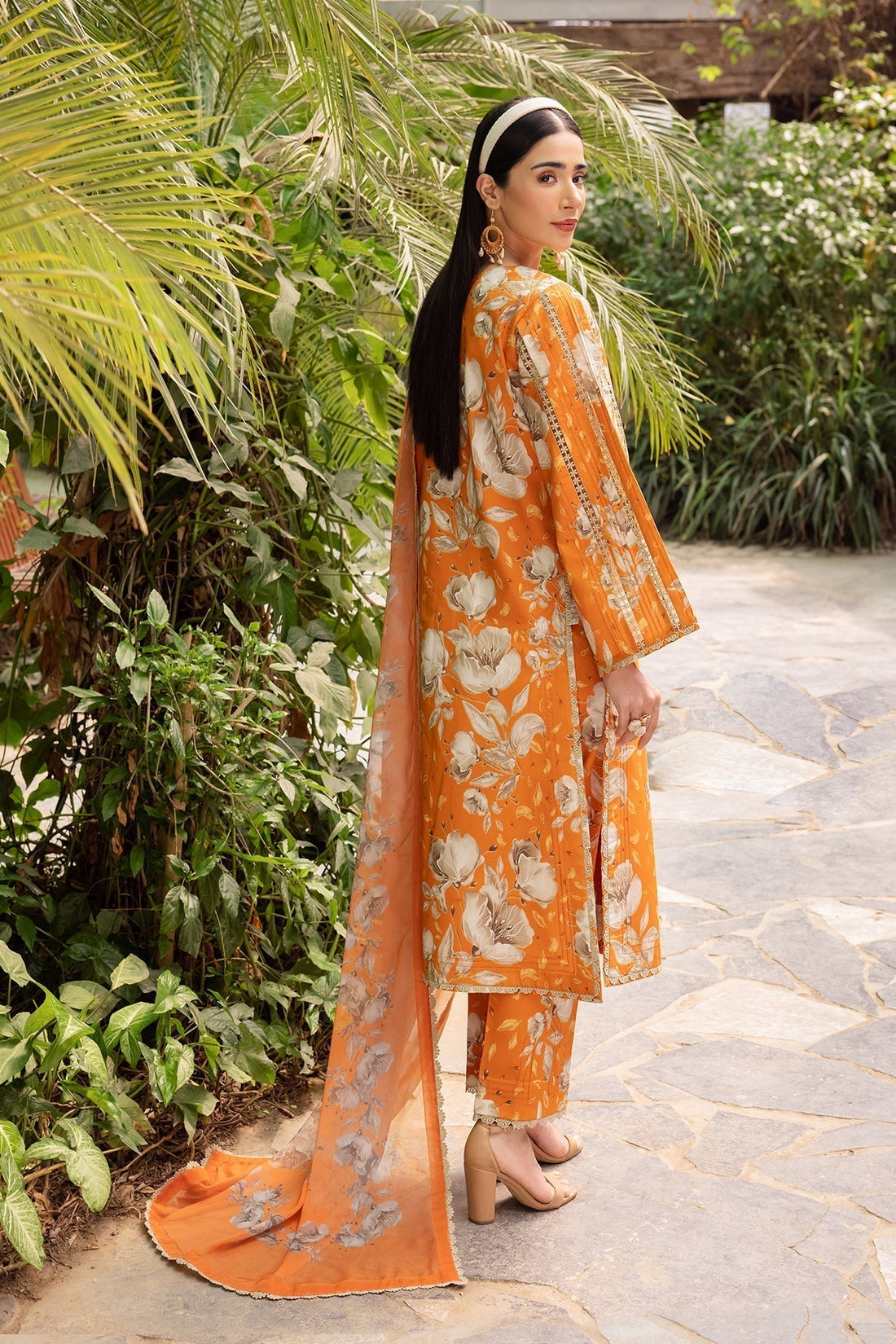 Alizeh | Sheen Lawn Prints 24 | SUNFLOWER -  Alizeh Casuals - Original Designer Dress - House of Maryam